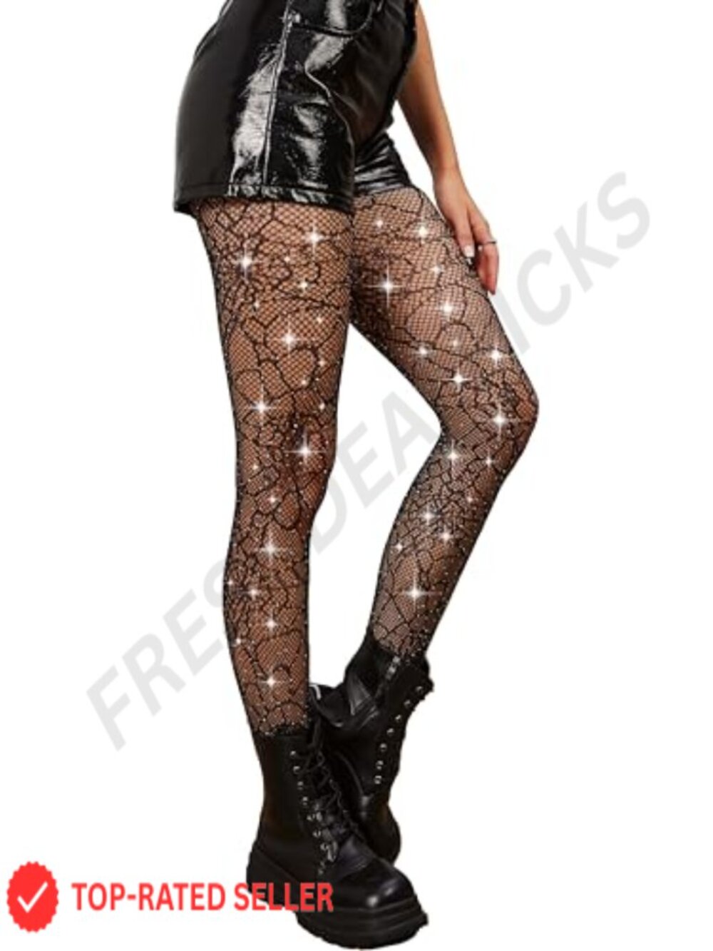 Fishnet Tights Spiderweb High-Waist Nylon Festival Cosplay